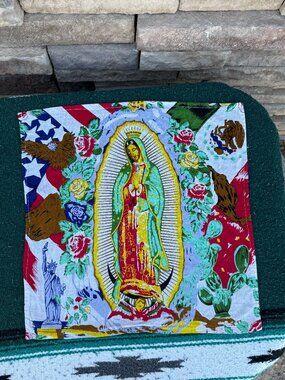 San Miguel Designs Virgen de Guadalupe (Virgin Mary) Mexican Styled Bandana